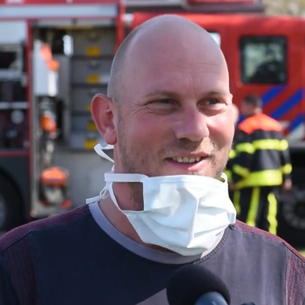 Dave Verschuren (glazenwasser): bedacht zich niet en redde ouderen tijdens een brand in verzorgingscentrum
